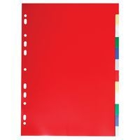 Lot de 50 Intercalaires polypropylène souple 12 positions - a4 - Image principale