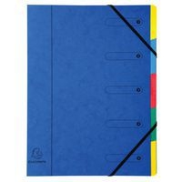 Lot de 8 Trieur harmonika nature future carte lustrée 5 compartiments - Image principale