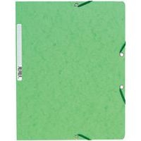 Chemise élastique sans rabat carte lustrée 400gm² A4 oeilleul (lot de 25) - Image principale