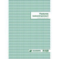 Lot de 5 Manifold factures micro-entrepreneur 29,7x21cm 50 feuillets - Image principale