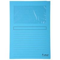 Lot de 16 Paquet 25 chemises fenêtre forever 120g/m² 22x31cm Bleuclair - Image principale