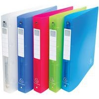 Classeur 4 anneaux 30mm PP chromaline étiquette dos A4 maxi - Image principale