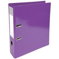 Lot de 10 classeurs à levier iderama prem'touch® dos 70mm Violet - Image principale