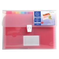 Lot de 5 Trieur valisette PP 13 compartiments crystal 33x25cm - Image principale