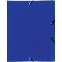 Lot de 30 chemises à élastique 3 rabats PP 4/10e opaque eco A4 Bleu - Image principale