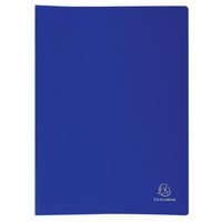 Lot de 8 Protège-documents en PP souple opaque 200 vues A4 Bleu clair - Image principale