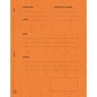 Lot de 5 paquets 25 dossiers plaidoirie "pour/contre" 25x32cm Orange - Image principale