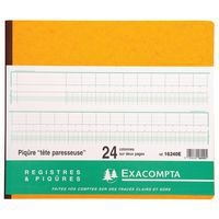 Piqûre 27x32cm à tête paresseuse 24 colonnes sur 2 pages - Image principale