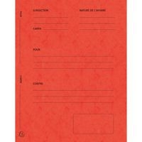 Lot de 5 paquets 25 dossiers plaidoirie "pour/contre" 25x32cm Rouge - Image principale