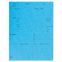 Lot de 5 paquets 25 dossiers procédure carte lustrée 25x32cm Turquoise - Image principale