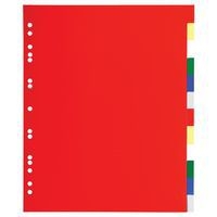 Lot de 50 Intercalaires polypropylène souple 12 positions A4 maxi - Image principale