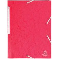 Lot de 25 chemises maxi capacity carte lustrée 425gm²  A4 Rouge - Image principale