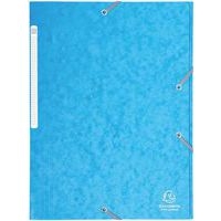 Lot de 25 chemises maxi capacity carte lustrée 425gm²  A4 Turquoise - Image principale