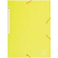 Lot de 25 chemises maxi capacity carte lustrée 425gm²  A4 Jaune citron - Image principale