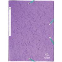 Lot de 25 chemises maxi capacity carte lustrée 425gm²  A4 Violet - Image principale