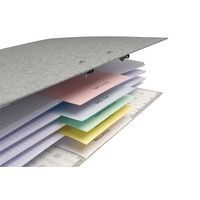 Set de 12 Set de 100 fiches intercalaires perforées 105x240mm Assortis - Image principale