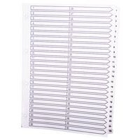 Lot de 4 Intercalaires à touches plastifiées - 50 touches 1 à 50 A4 - Image principale