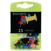 Boîte de 25 épingles push pins hauteur de pointe 7mm - Image principale