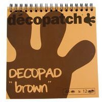Bloc color Decopad brun (Lot de 5) - Image principale