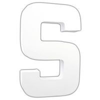 Lettre S 20,5cm (Lot de 6) - Image principale