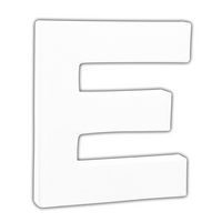 Petite lettre E 12cm (Lot de 10) - Image principale