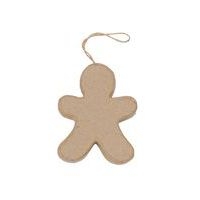 Bonhomme de pain d'épices à suspendre 8,5cm (Lot de 20) - Image principale