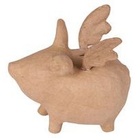 Tirelire cochon volant 15,5x11x14cm (Lot de 4) - Image 3