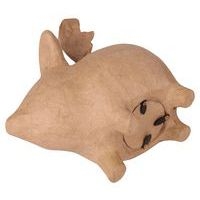 Tirelire cochon volant 15,5x11x14cm (Lot de 4) - Image 2