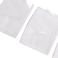 Lot de 3 Corbeilles murales Cristal transparentes - Manutan - Image 2