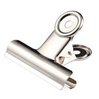 Pince bulldog 70mm écartement 40mm - Acier nickelé - Lot de 12 - Image principale