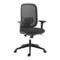 Fauteuil Alaia dos résille noire contact synchrone Sokoa - Image 6