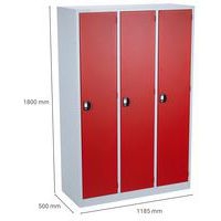 Vestiaire Modulo - 1 à 3 colonnes - Sur socle - Manutan Expert - Image 10