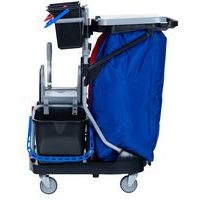 Chariot de lavage avec presse couvercle et sac plastifié - 2 seaux 4 L - Image 2