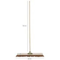 Manche en bois 1m40 et balai coco 60cm - Manutan - Image 2