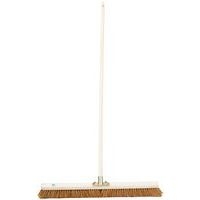 Manche en bois 1m40 et balai coco 80cm - Manutan - Image principale
