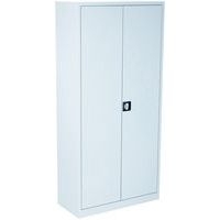 Armoire d'entretien grande largeur coloris gris - Image principale