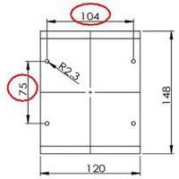 Support mural à sangle 2 m - sangle rouge - Image 7