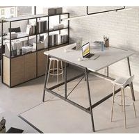 Table de réunion haute Alto profondeur 143 cm - Buronomic - Image 5