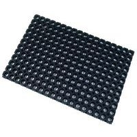 Tapis caillebotis noir Floortex 60 x 80 cm - Image principale