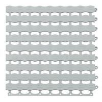 Caillebotis collectifs 27 dalles 33.3 x 33.3 cm - Gris - Image principale