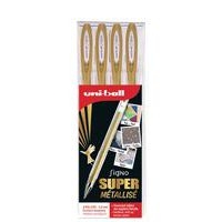 Stylo Gel fantaisie Uni-ball Signo (Pochette de 4) - Or - Image principale