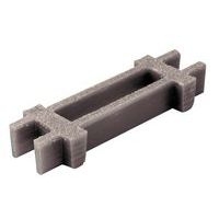 Caillebotis gris polyester 1x2m 19x19x30mm - Image principale