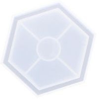 Moule en silicone forme hexagonale 11.5 X 10 cm - Image principale