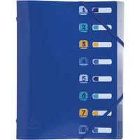 Lot de 10 Trieur 8 compartiments BeeBlue - A4 - Bleu marine - Image principale