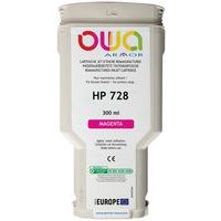 Cartouche d'encre traceur remanufacturée HP 728 - Magenta - Image principale