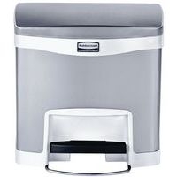 Collecteur Slim Jim Step On Front Step 15 L inox mat, blanc - Image 2