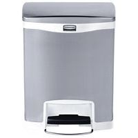 Collecteur Slim Jim Step On Front Step 30 L inox mat, blanc - Image 2