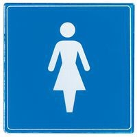 Pictogramme plexiglas carré - Femme - Image principale