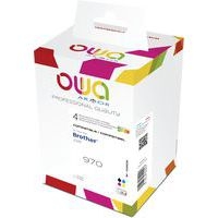 Pack4 cartouche remanufacturée BROTHER LC970 - 4 couleurs - Image principale