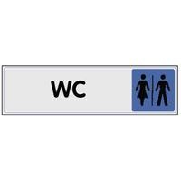 Panneau de signalisation en plexiglas - WC - Image principale
